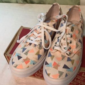 Multi colored vans 9 women’s